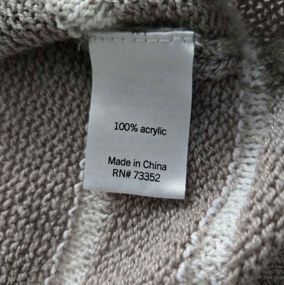 SO Sweater Women's Soft Acrylic Long Sleeve Striped XL - Picture 6 of 8